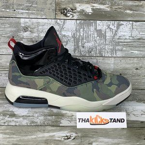 Jordan Maxin 200 Mens Basketball Shoes Olive Camo